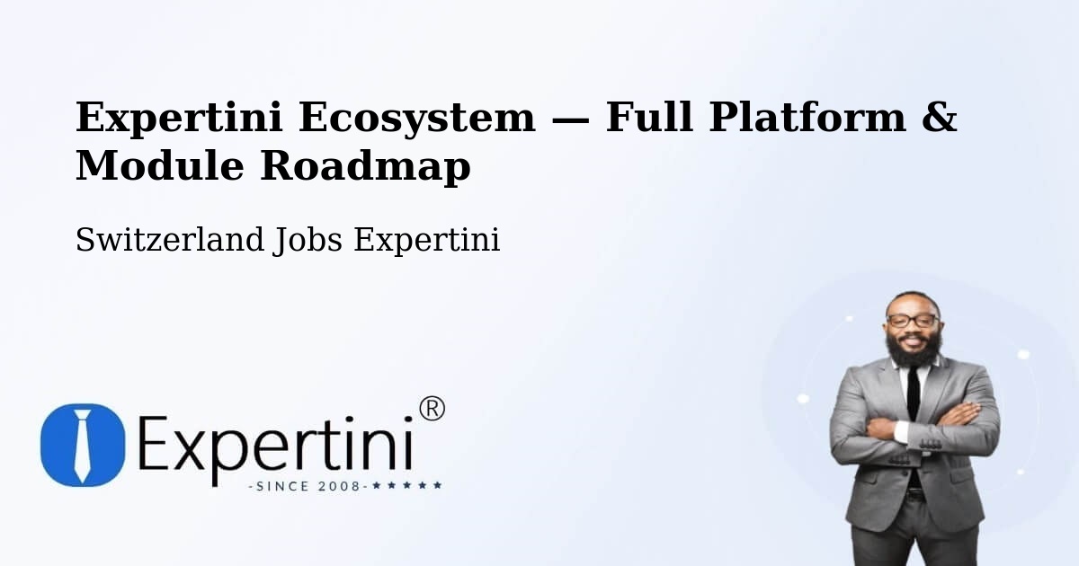 Expertini Ecosystem — Full Platform & Module Roadmap – Buchs
