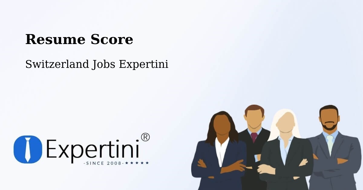 Resume Score & Job Description Match Tool – Buchs - Switzerland Jobs Expertini